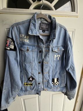 Brooklyn Cloth Light Blue Patchwork Denim Jacket